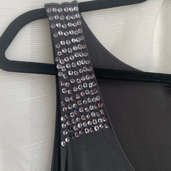 MEXX Asymmetrical jersey empire waist dress - Picture 2 of 4